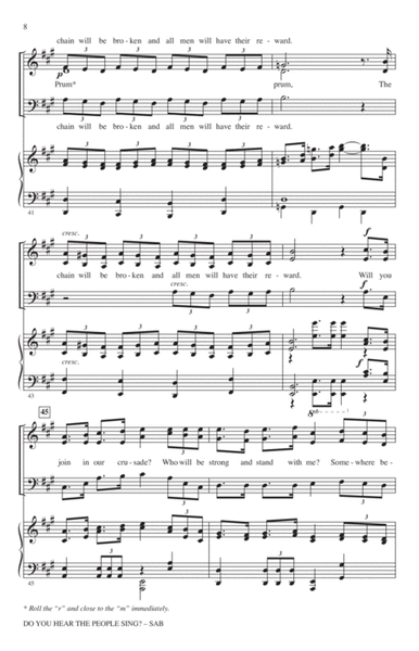 Do You Hear The People Sing? (from Les Misérables) (arr. John Leavitt)