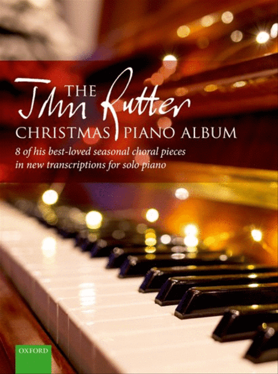 Book cover for The John Rutter Christmas Piano Album