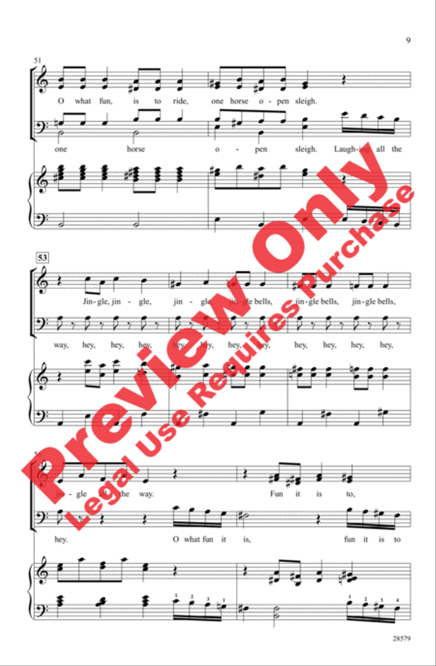 Nutcracker Jingles 4-Part scores gallery preview page 8