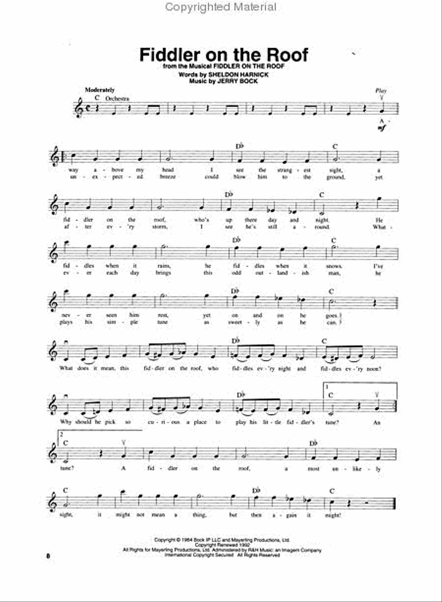 Broadway Hits Violin Solo scores gallery preview page 4