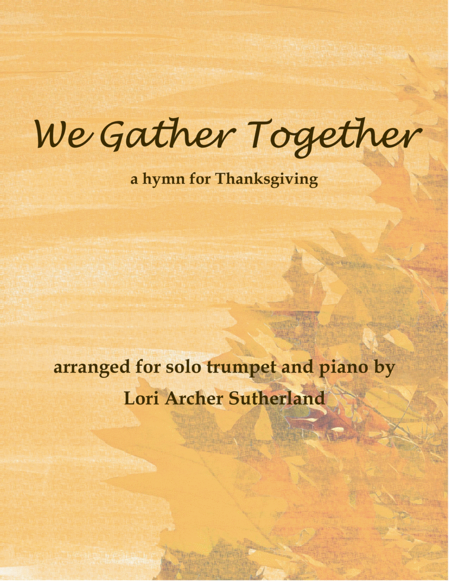 We Gather Together Trumpet Solo scores gallery preview page 1