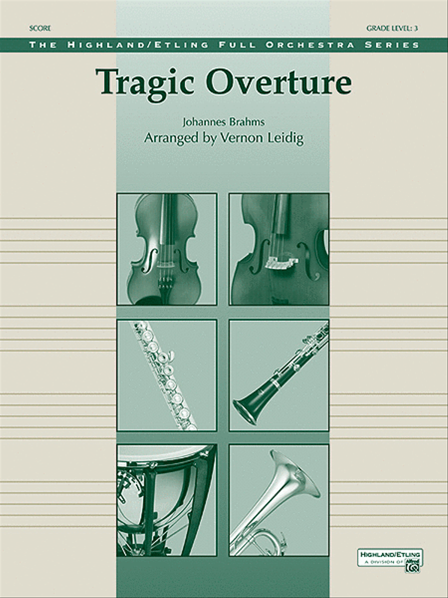 Tragic Overture Tragic Overture Full Orchestra scores gallery preview page 1