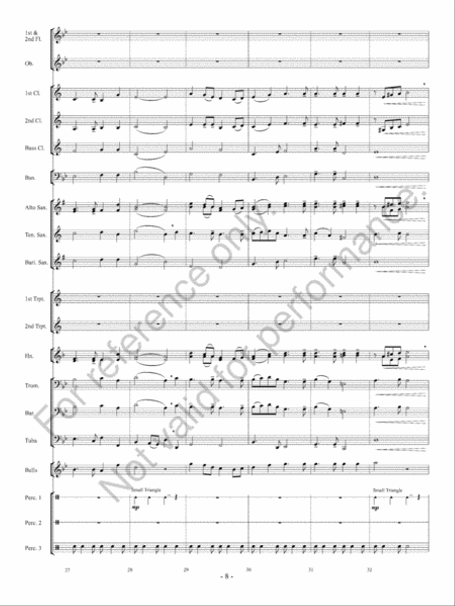 Courtly Procession And Dances Concert Band scores gallery preview page 9