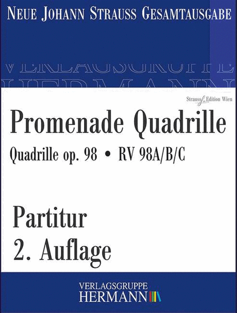 Promenade Quadrille op. 98 RV 98A/B/C Orchestra scores gallery preview page 1