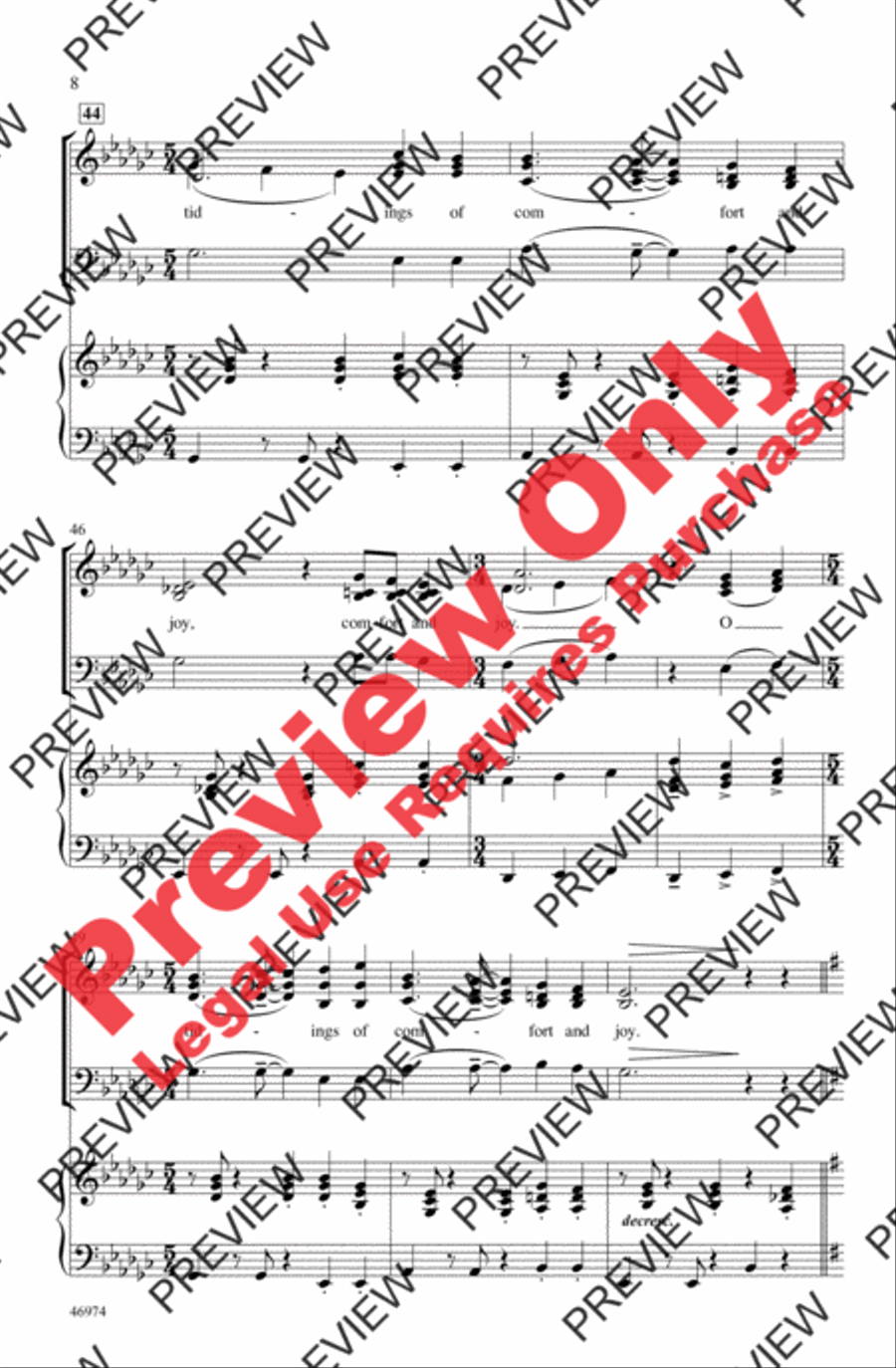 God Rest Ye Merry, Gentlemen 3-Part scores gallery preview page 8