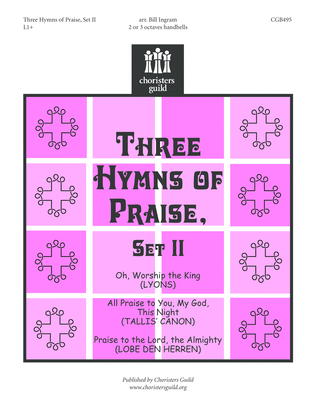 Book cover for Three Hymns of Praise, Set II