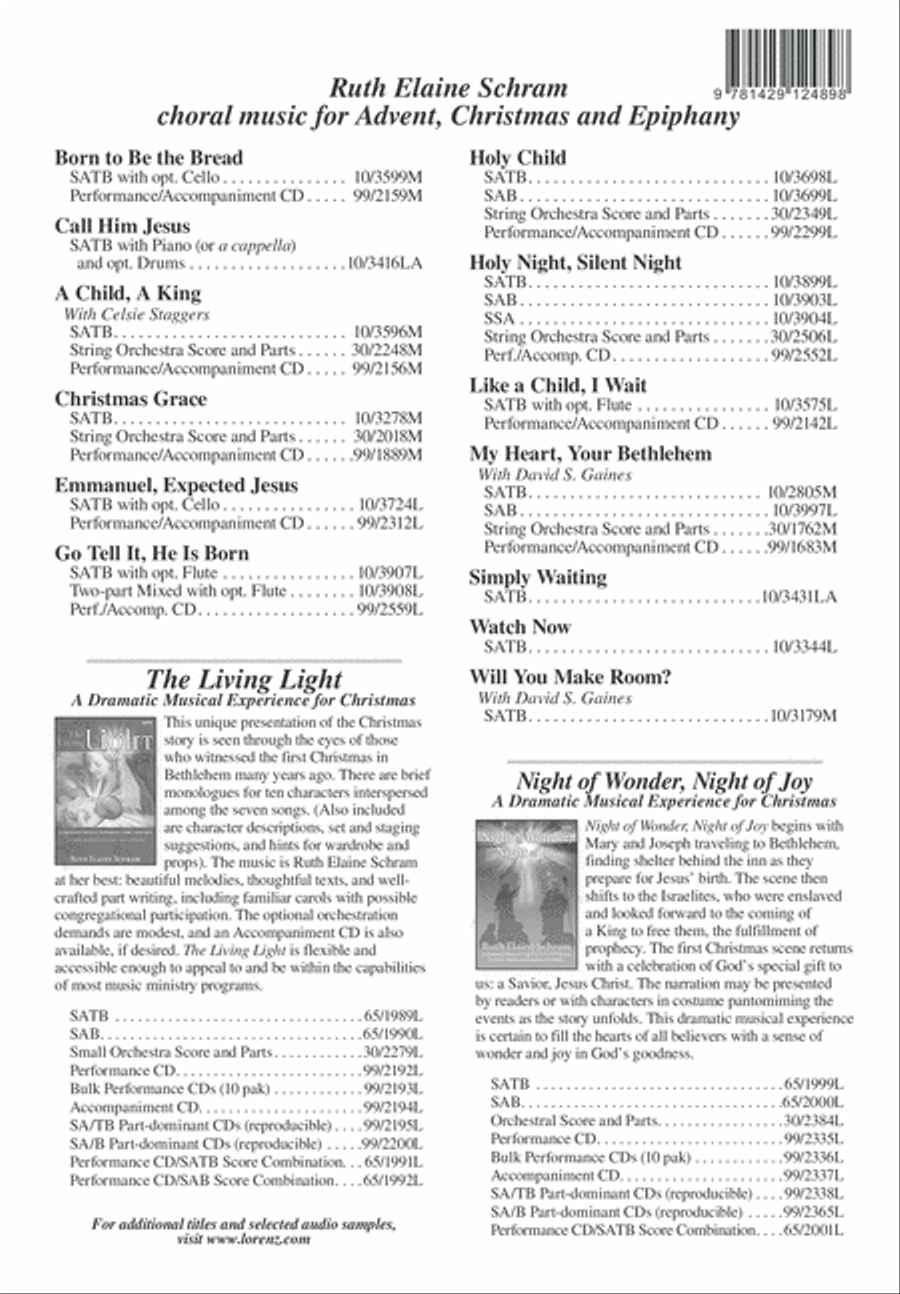 Jesus Is Our Christmas Peace 4-Part scores gallery preview page 12