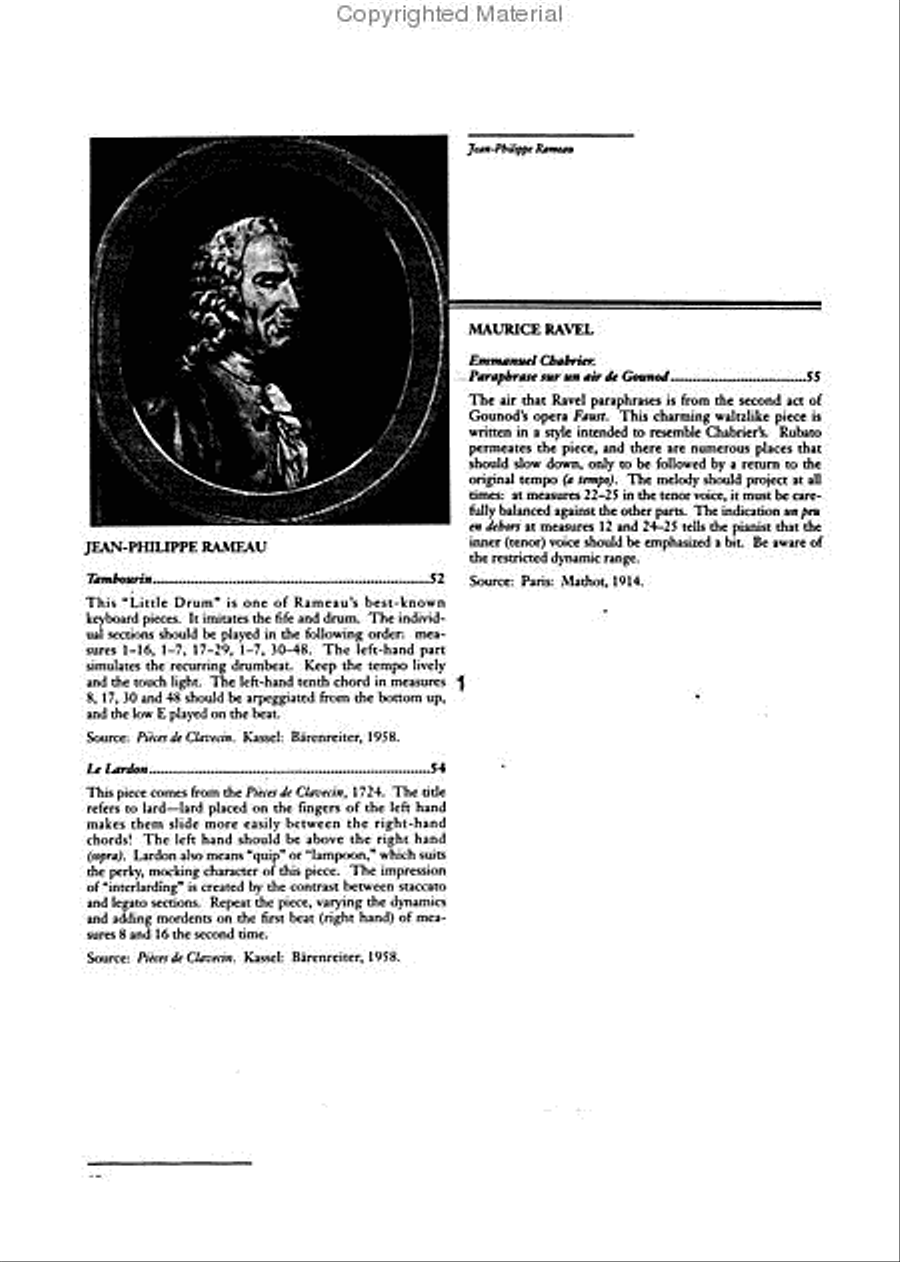 Masters of French Piano Music Piano Solo scores gallery preview page 3