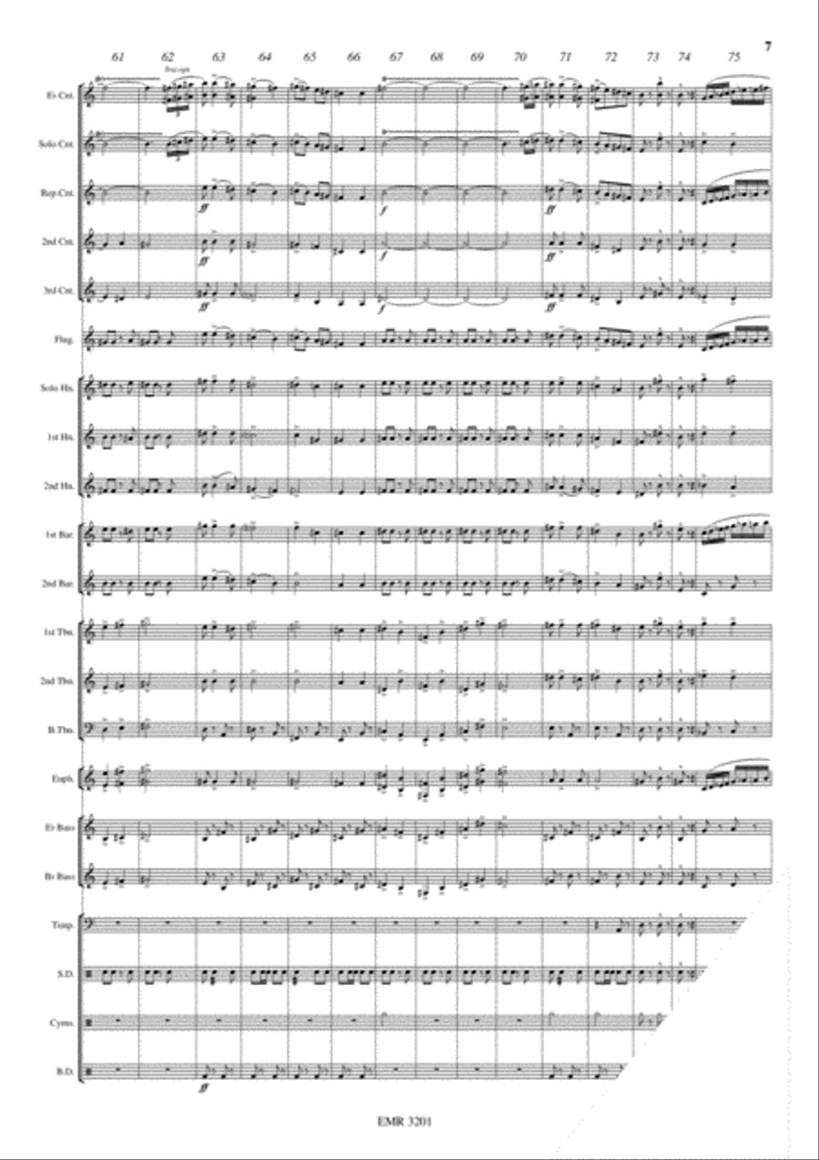 Wine Of Tokay Brass Band scores gallery preview page 8