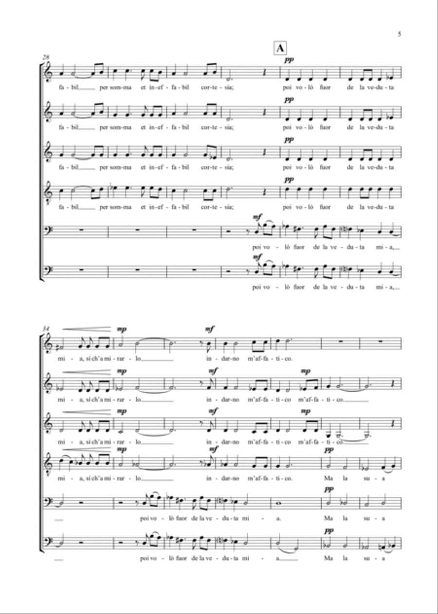 O voi que travagliate O voi que travagliate Choir scores gallery preview page 5