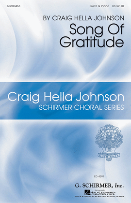 Book cover for Song of Gratitude