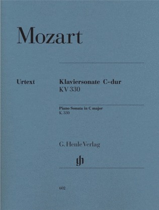 Book cover for Mozart - Sonata K 330 C Also Known As K 300 H