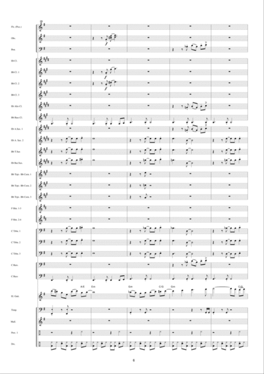 Full Option Full Option Concert Band scores gallery preview page 7
