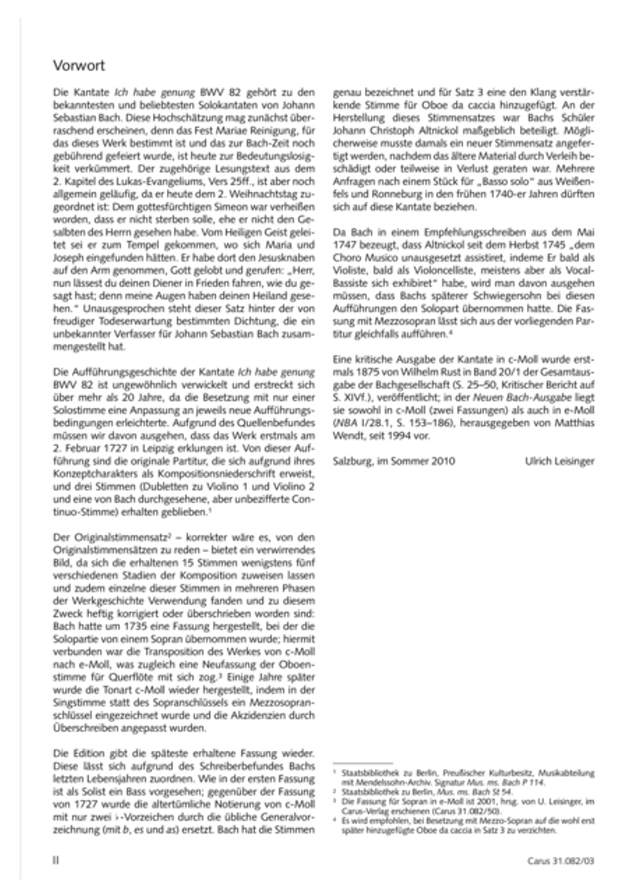 I have enough (Ich habe genung) Mezzo-Soprano Voice scores gallery preview page 3