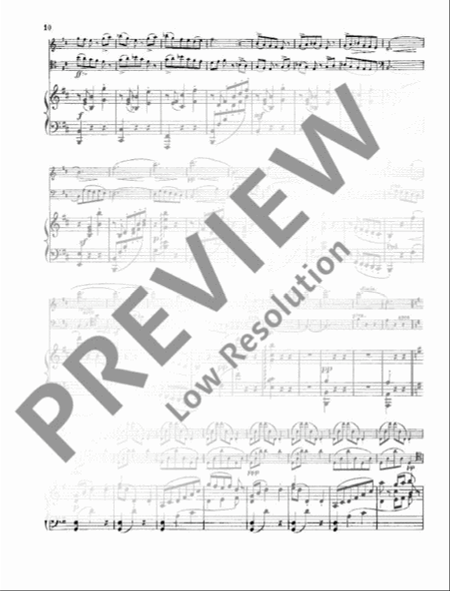 Four Pieces as a trio Piano Trio scores gallery preview page 11