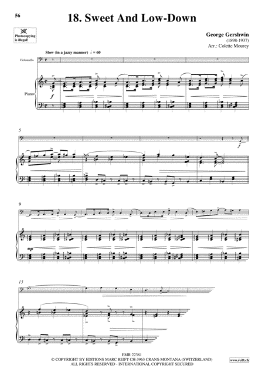 Gershwin 20 Greatest Hits Piano Accompaniment scores gallery preview page 20
