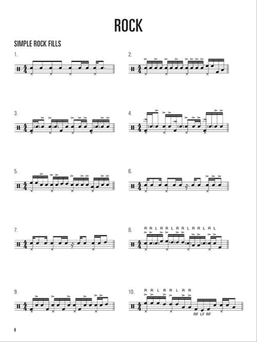 Hal Leonard Drumset Fills Percussion scores gallery preview page 3
