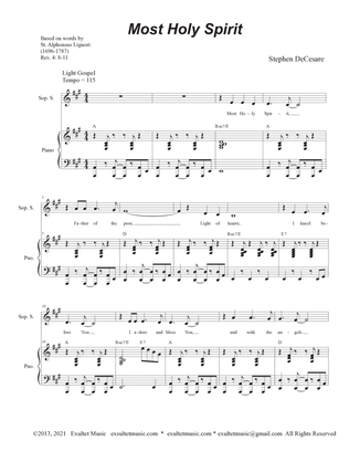 Most Holy Spirit (Solo and SATB)