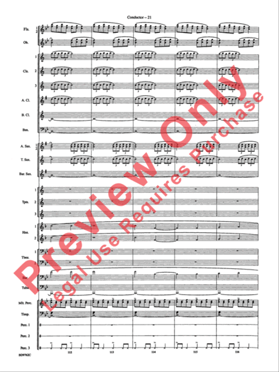 By Loch and Mountain Concert Band scores gallery preview page 24