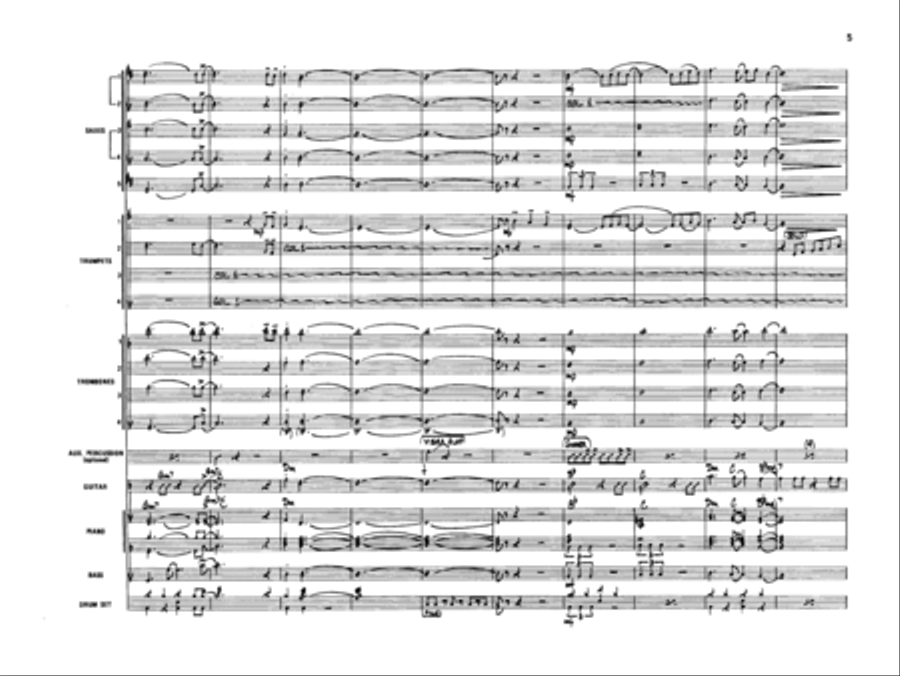 Island Girl Island Girl Jazz Ensemble scores gallery preview page 5