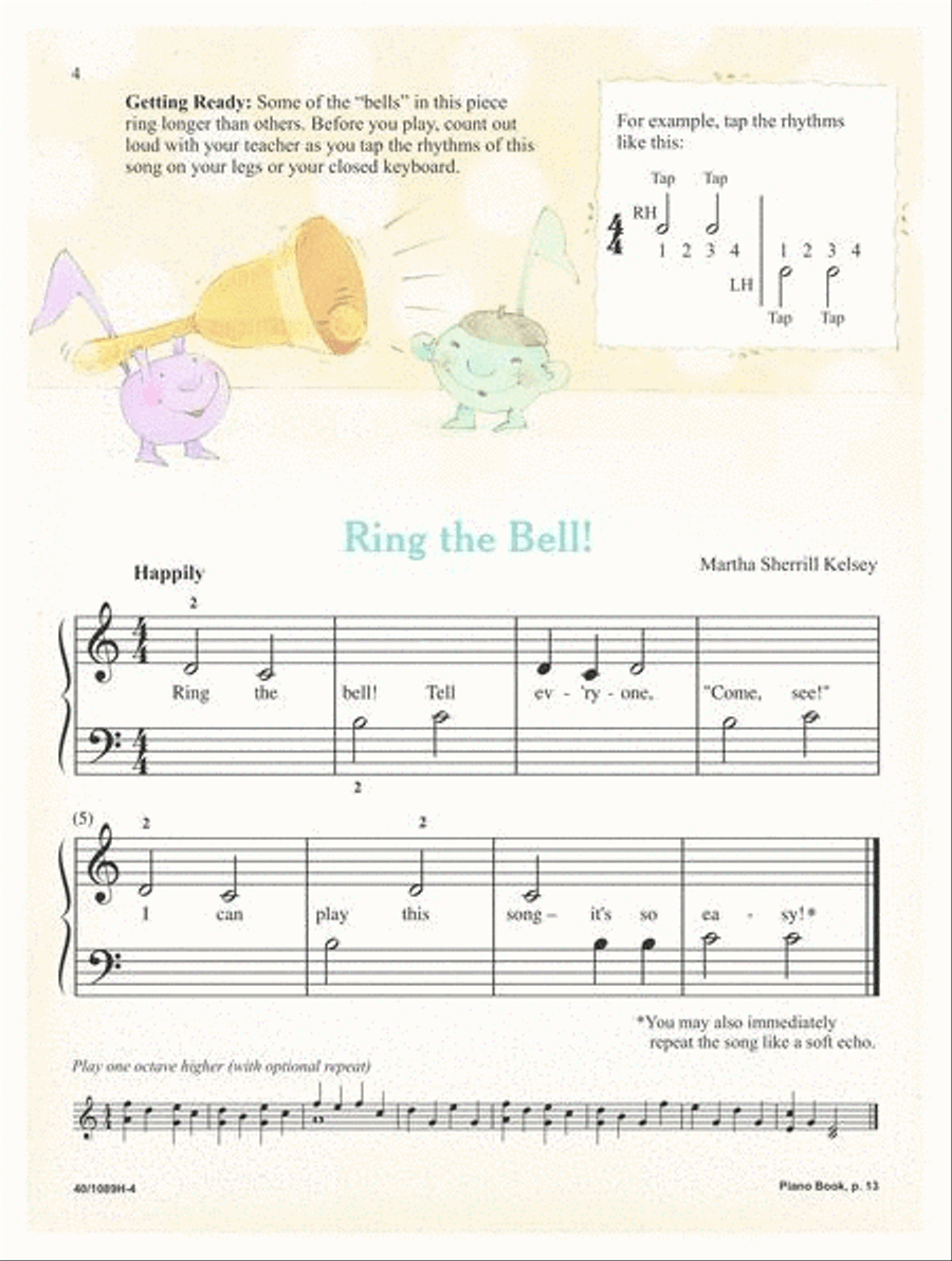 Master Class Series - On-Staff Starter Piano Method scores gallery preview page 4