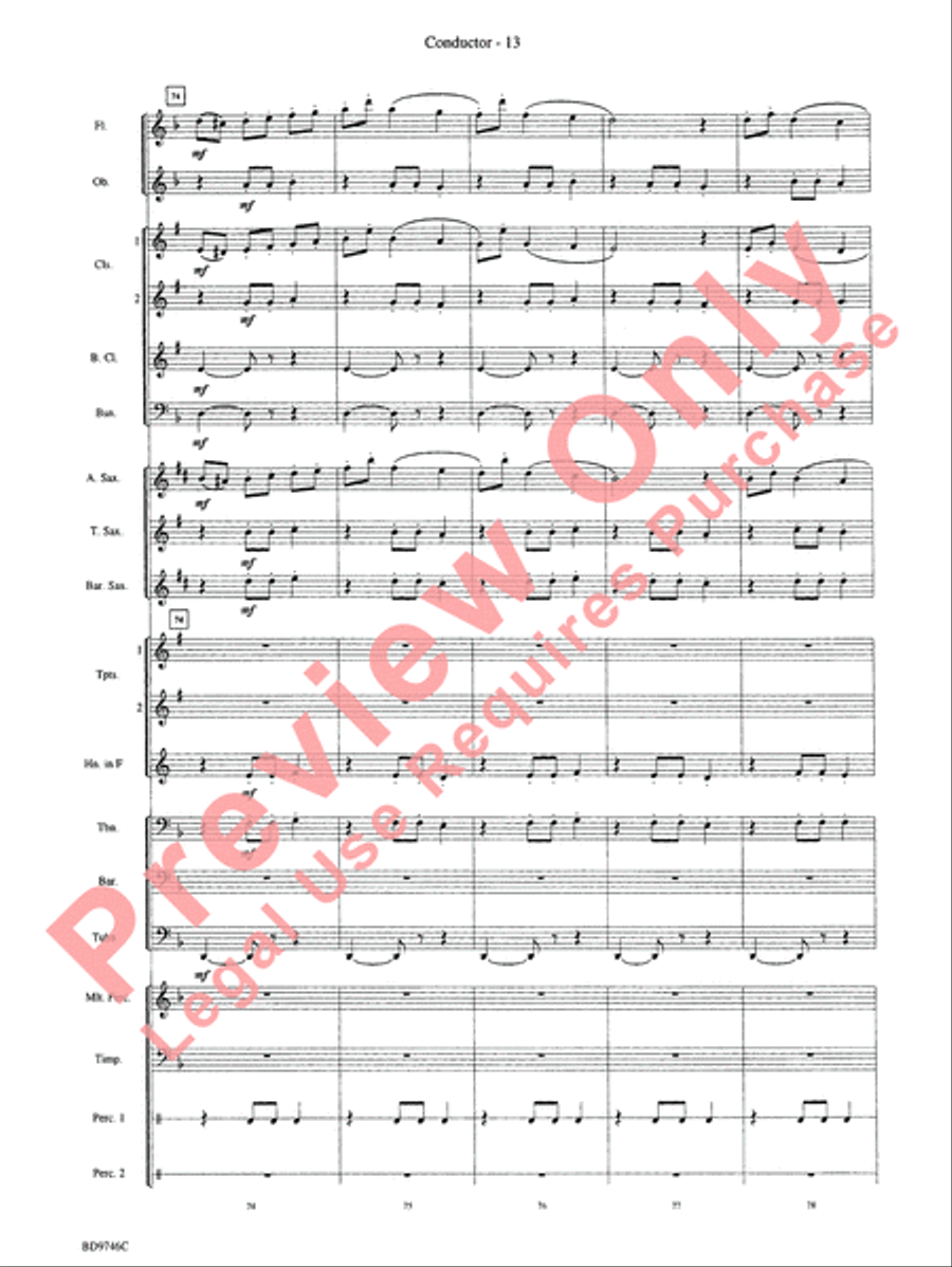 Peer Gynt Suite Peer Gynt Suite Concert Band scores gallery preview page 15