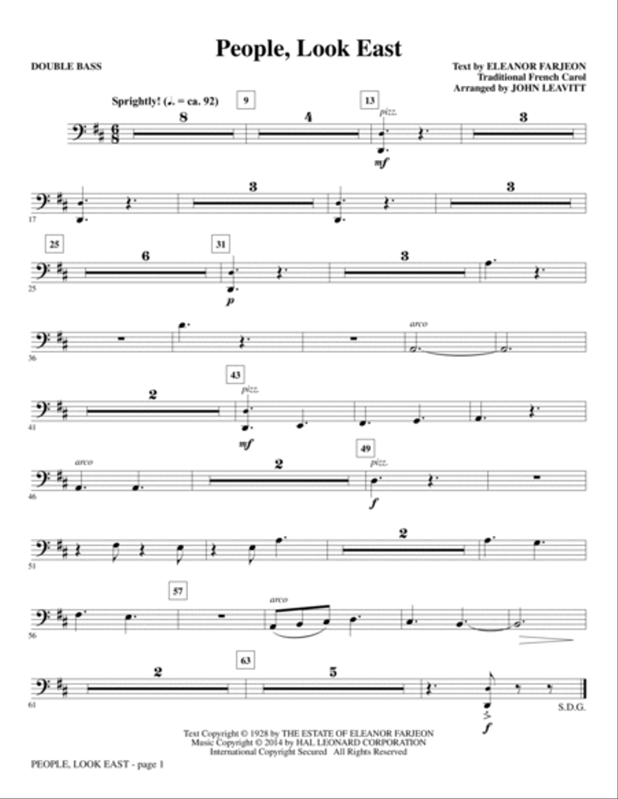 What Sweeter Music (A Cantata For Christmas) - Double Bass Choir scores gallery preview page 2