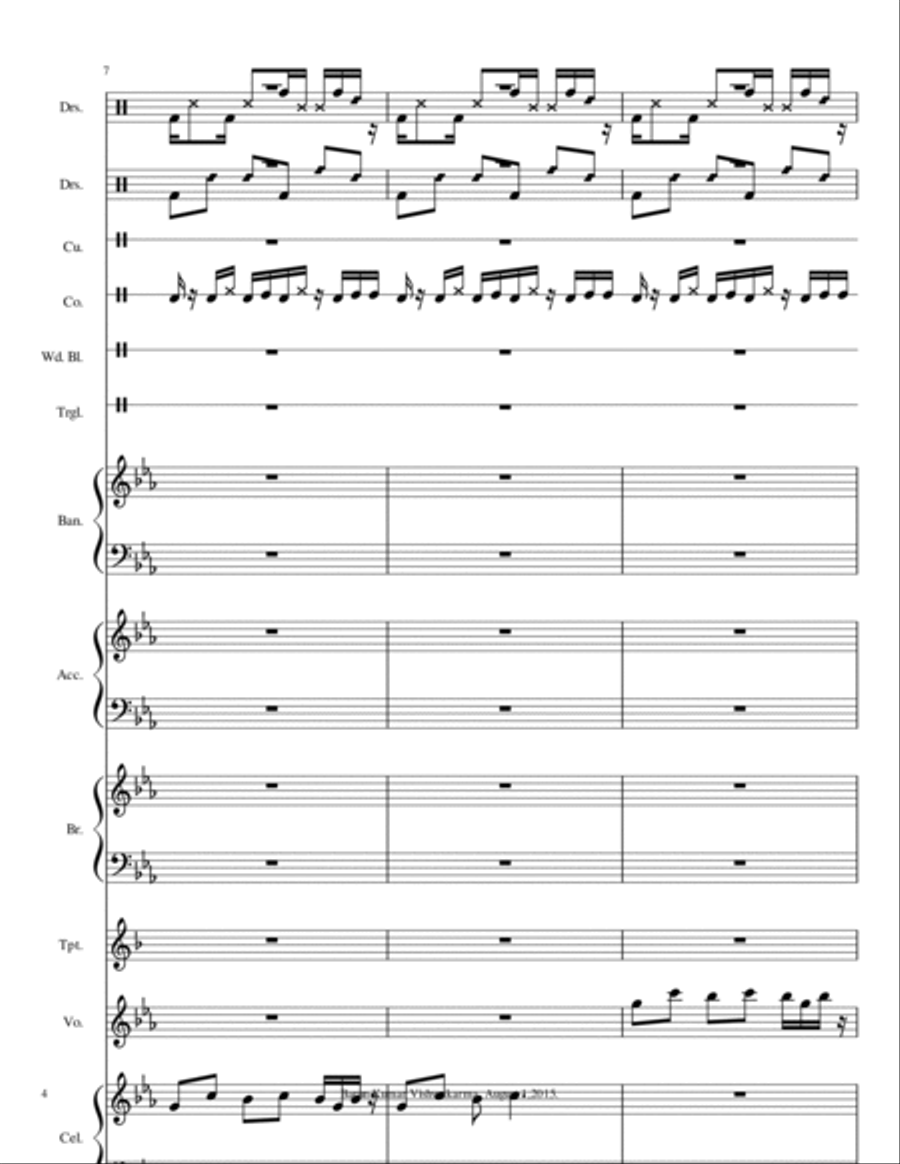 Barun1WaltzFilmDanceMusic Small Ensemble scores gallery preview page 4