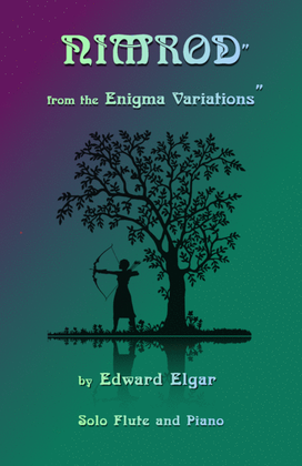 Book cover for Nimrod, from the Enigma Variations by Elgar, for Flute and Piano
