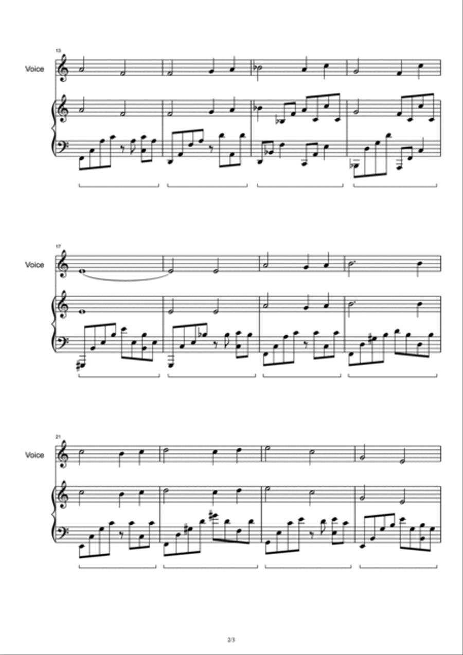 You'll Never Walk Alone Voice scores gallery preview page 2