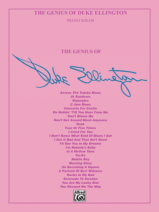 Book cover for The Genius of Duke Ellington