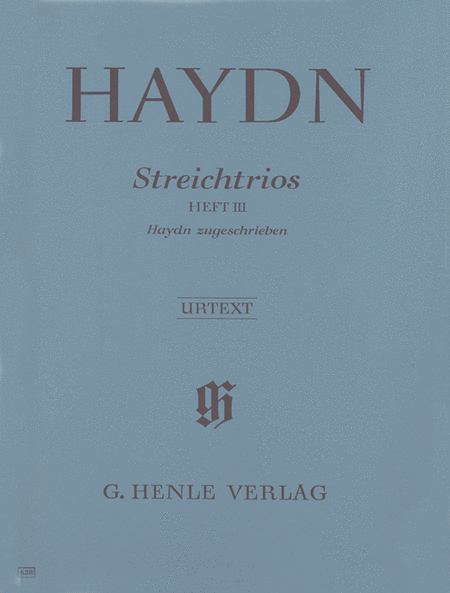 Haydn, Joseph: String trios, volume III (attributed to Haydn)