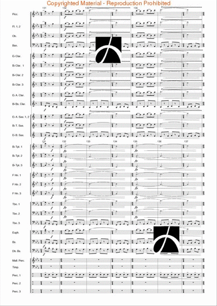 Virginia Concert Band scores gallery preview page 22