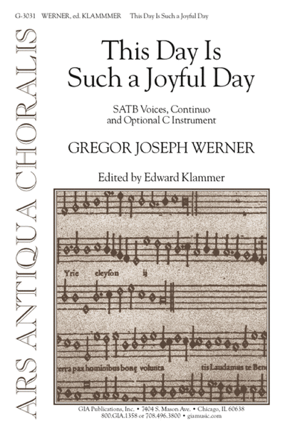 This Day Is Such a Joyful Day - Instrument edition