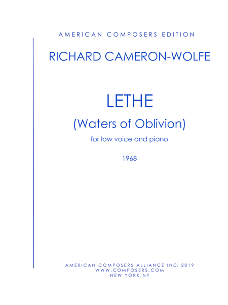 [Cameron-Wolfe] Lethe Voice - Digital Sheet Music