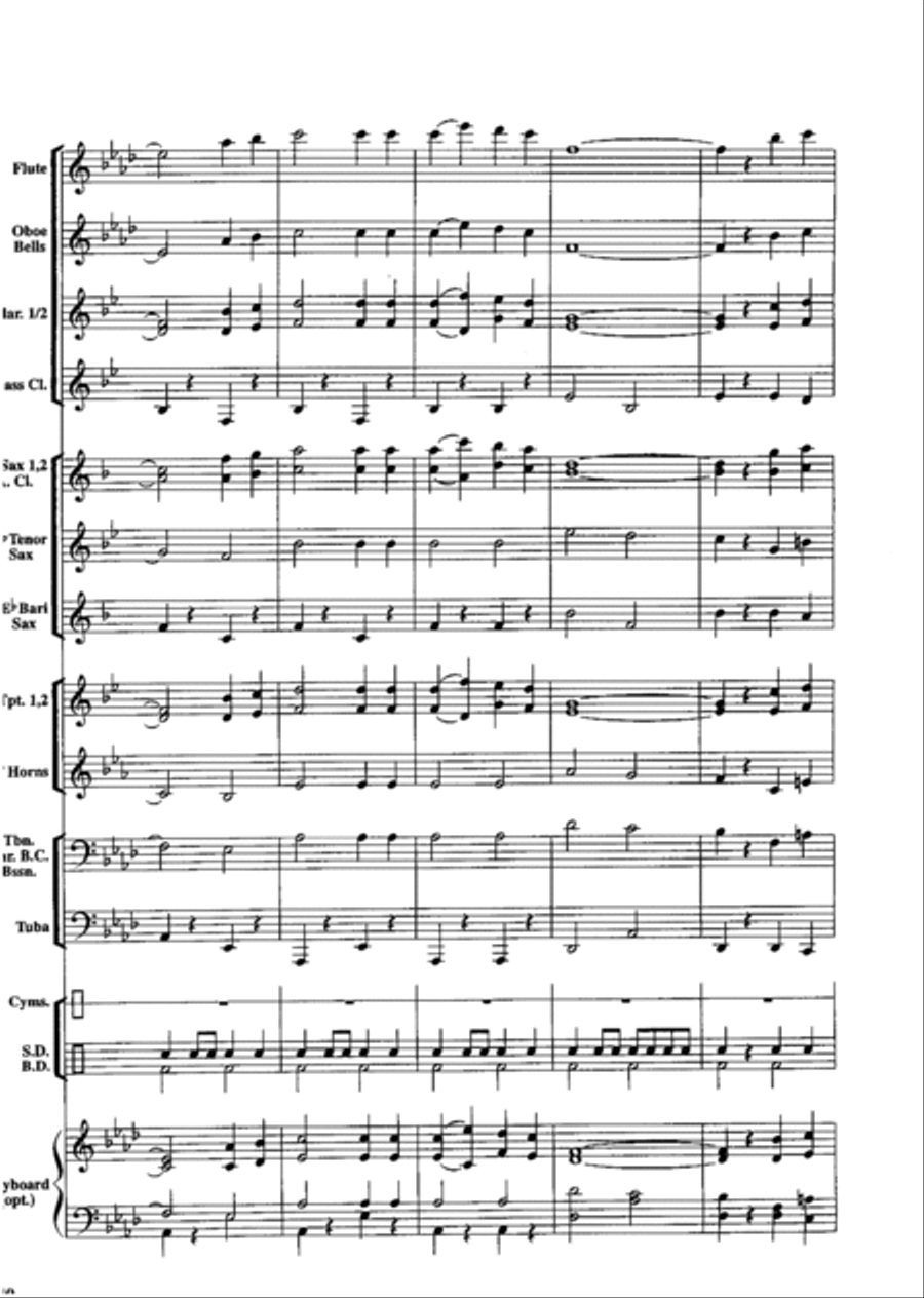 Land of the Free Concert Band scores gallery preview page 15