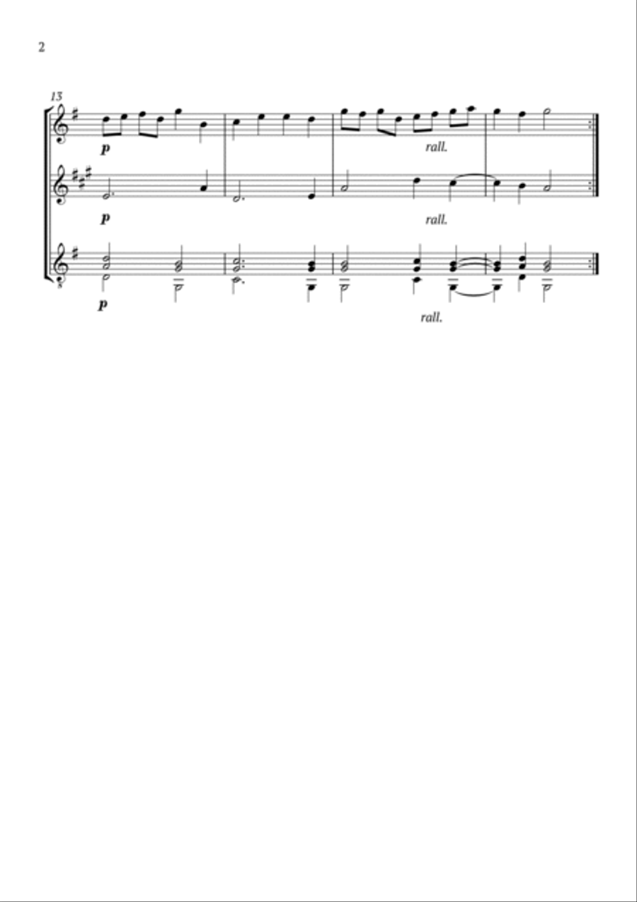 Christ the Lord is Risen Today Clarinet scores gallery preview page 2