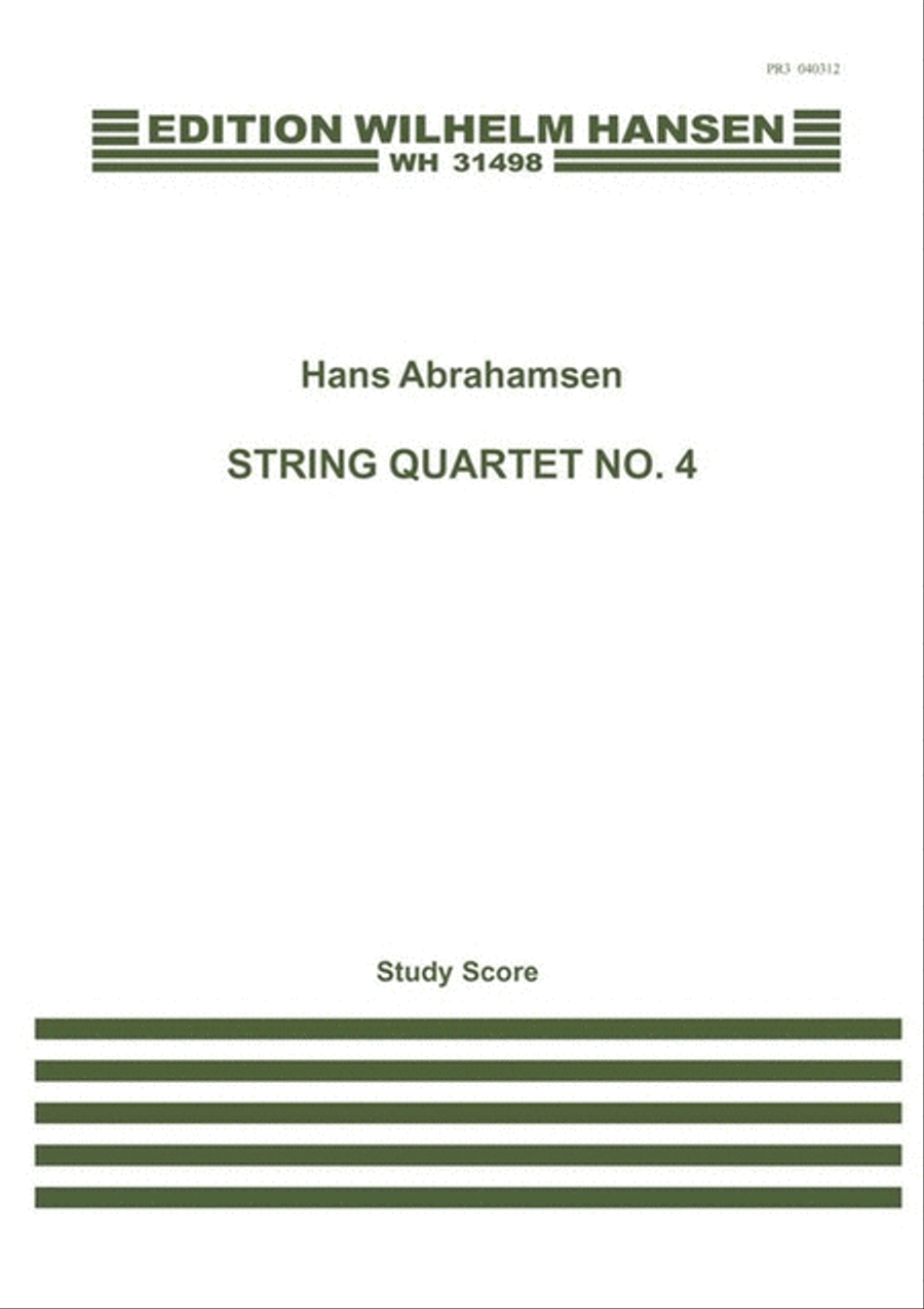 String Quartet No.4 String Quartet scores gallery preview page 1