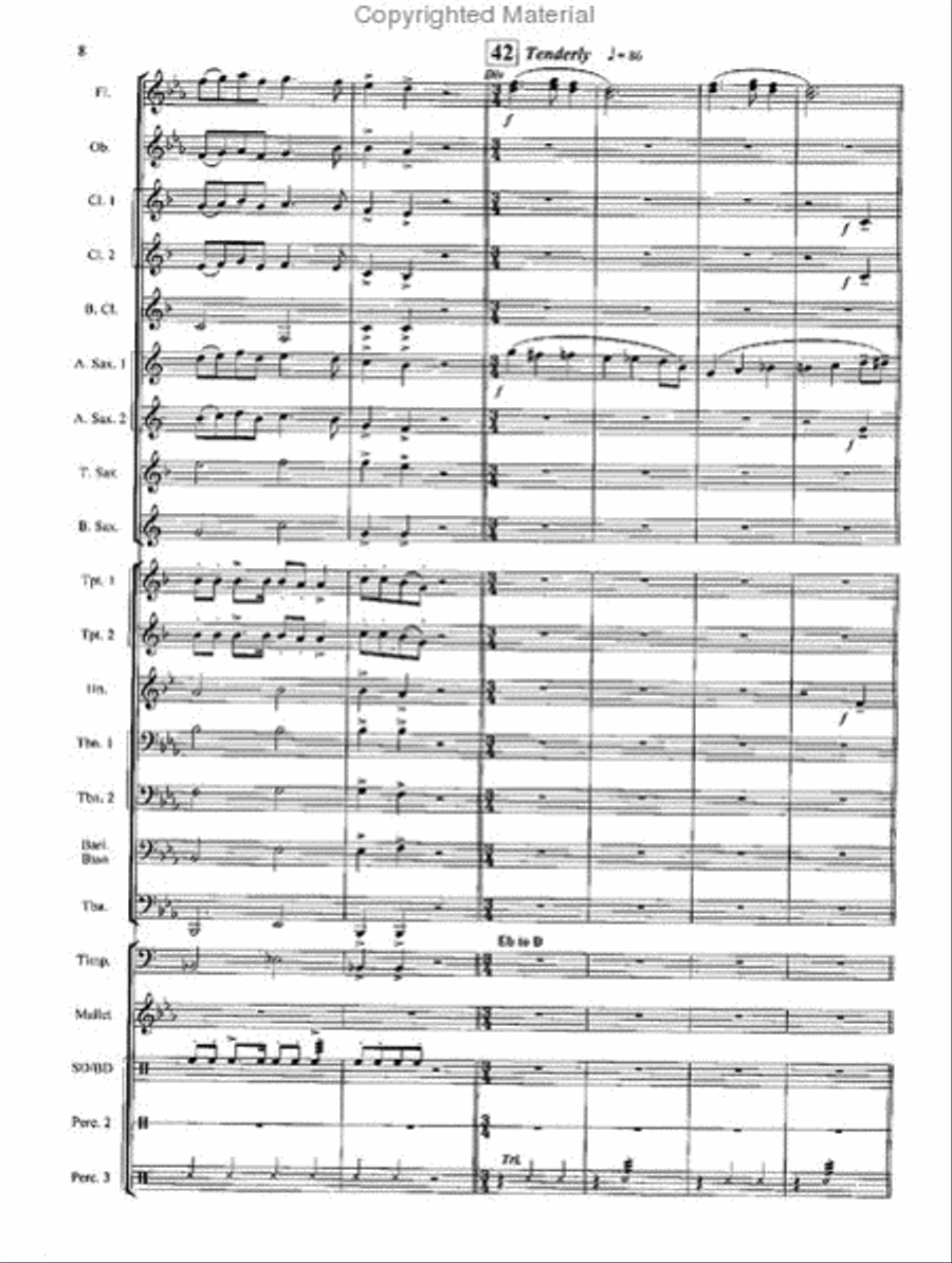 A Crazy, Mixed-Up Christmas Concert Concert Band scores gallery preview page 9