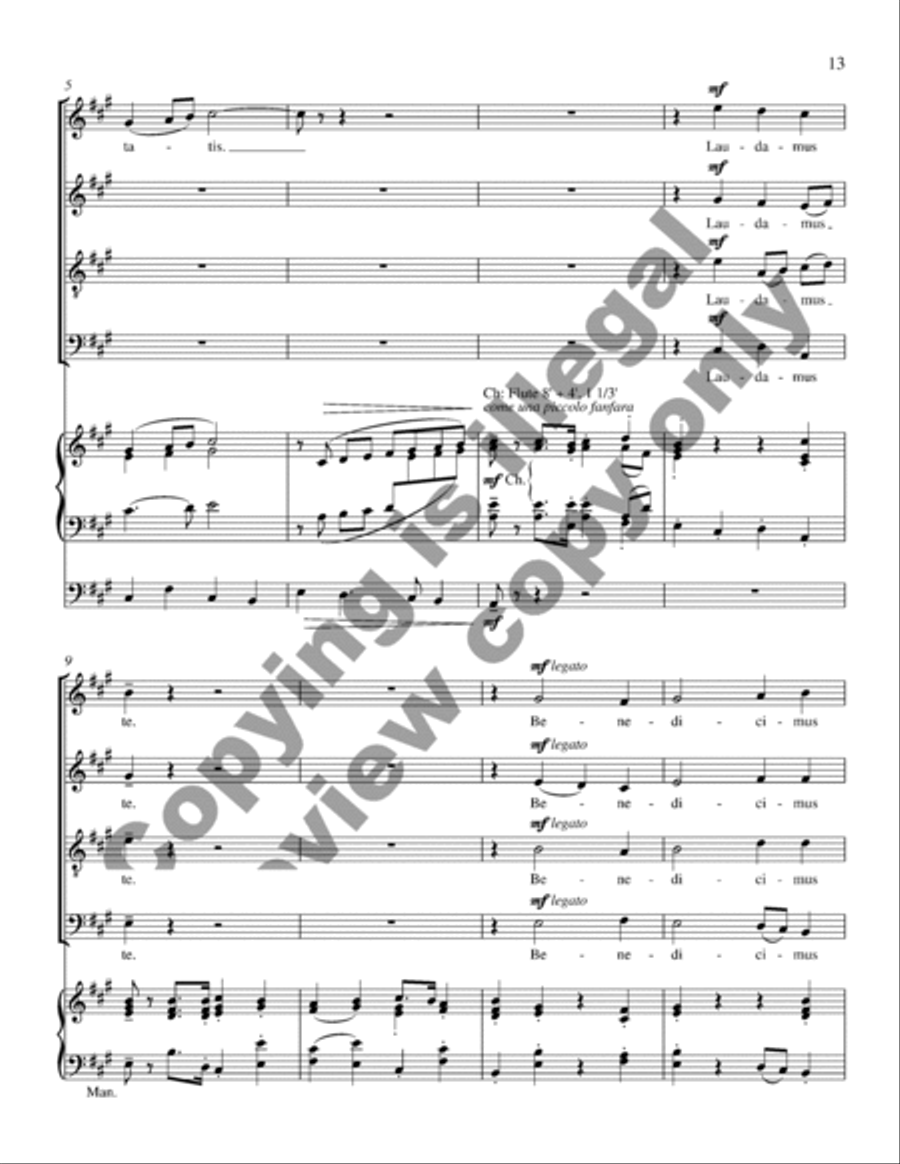 Missa in dulci jubilo (Choral Score) 4-Part scores gallery preview page 13