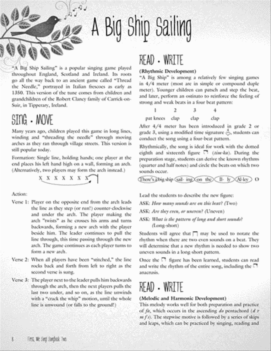 First We Sing! Songbook Two Choir scores gallery preview page 3