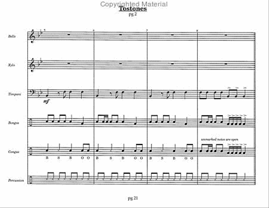 Quadruple Decker Quadruple Decker Percussion Ensemble scores gallery preview page 8