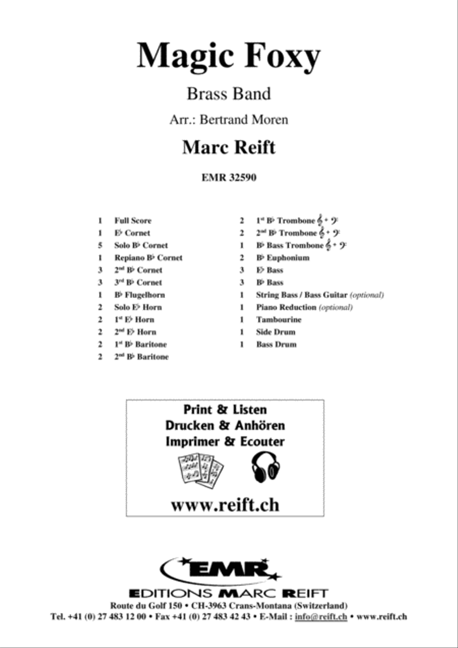 Magic Foxy Brass Band scores gallery preview page 2