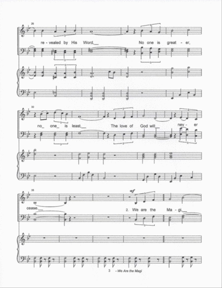 We Are the Magi Choir scores gallery preview page 3