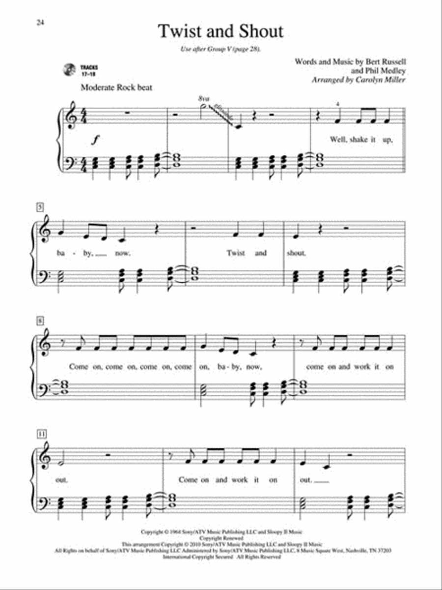 A Dozen a Day Songbook – Book 1 Piano Method scores gallery preview page 6