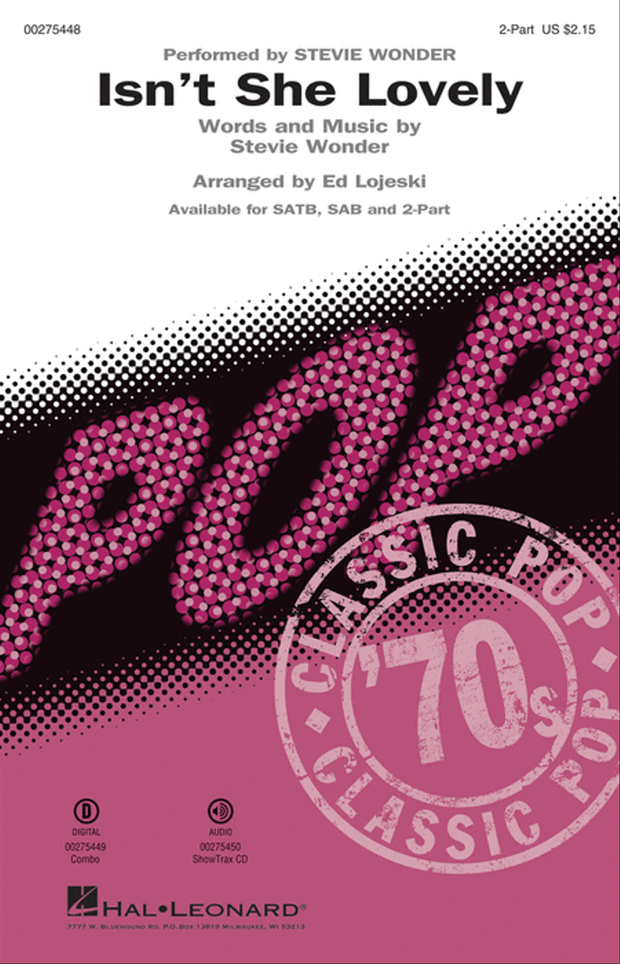 Isn't She Lovely Isn't She Lovely 2-Part scores gallery preview page 1