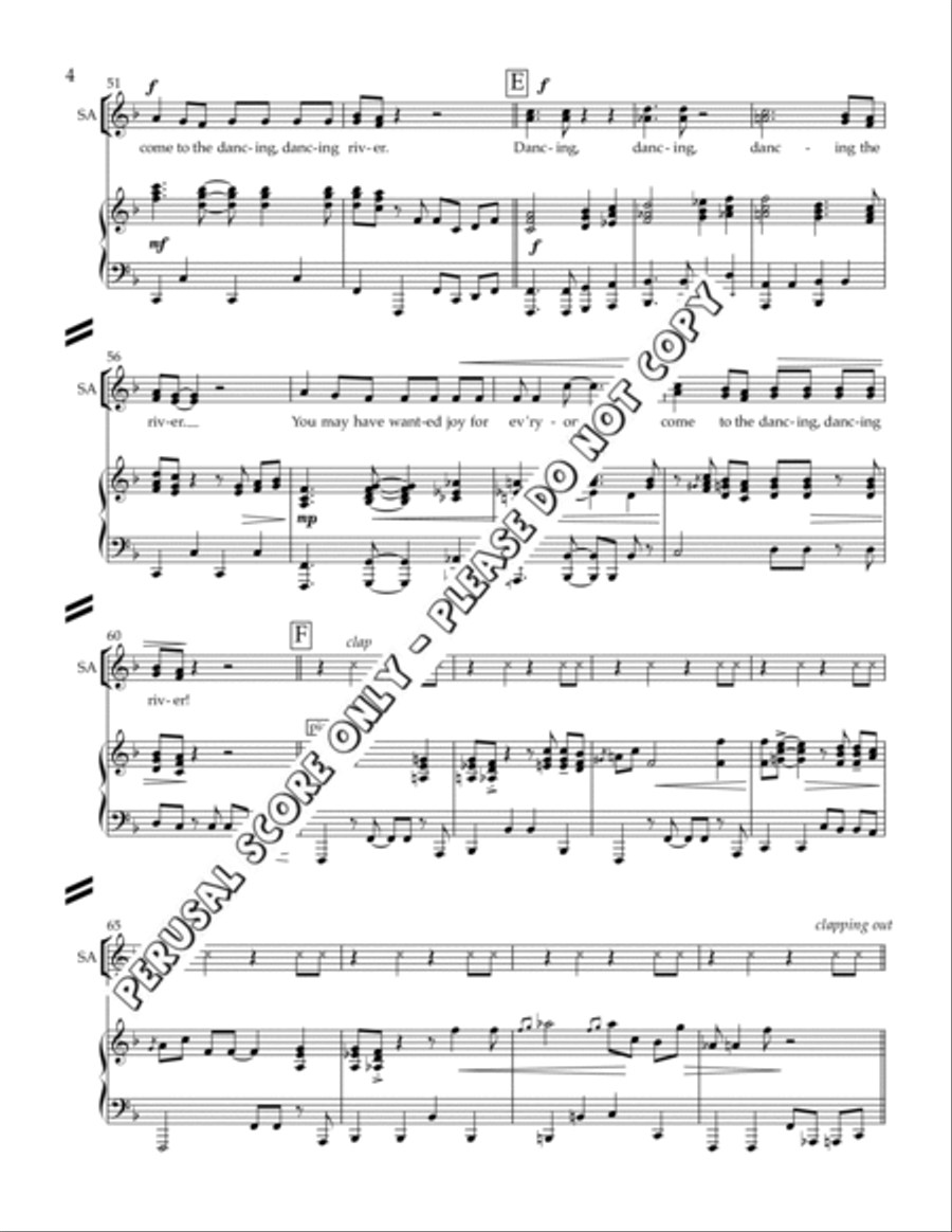 Dancing Dancing River Ssa SSA scores gallery preview page 5