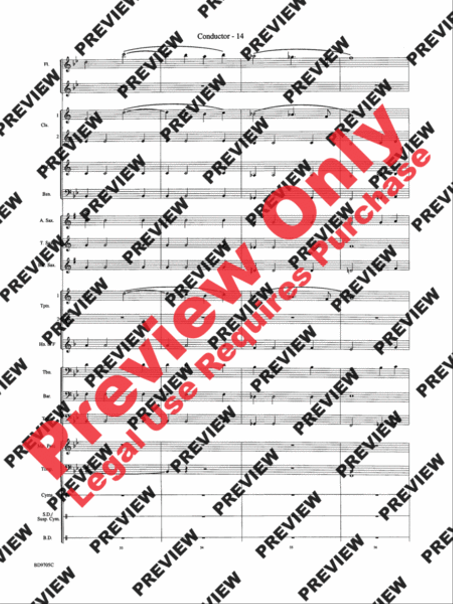High Sierras High Sierras Concert Band scores gallery preview page 16