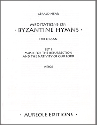 Book cover for Meditations on Byzantine Hymns, Set 1