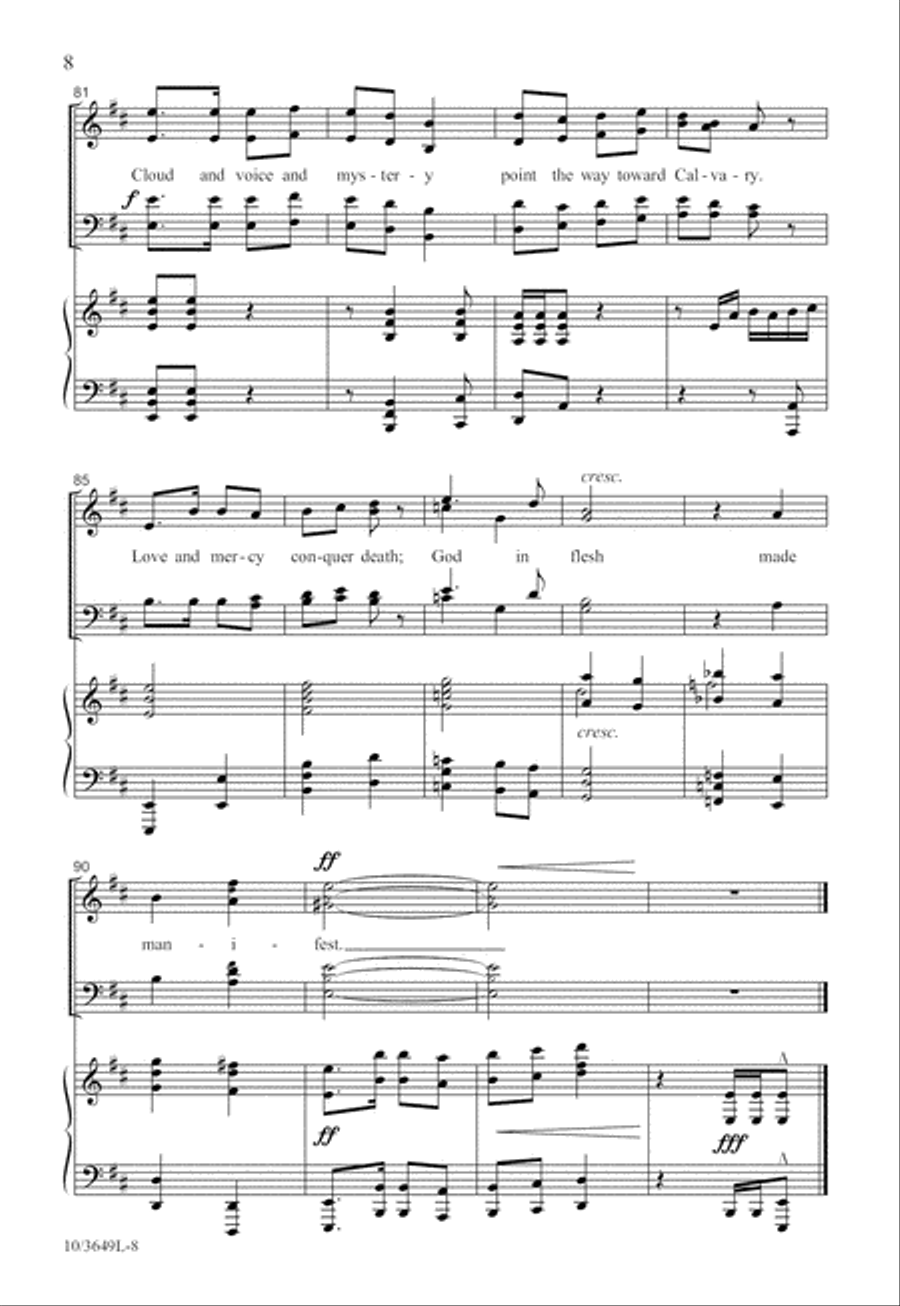 God Made Manifest God Made Manifest 4-Part scores gallery preview page 8